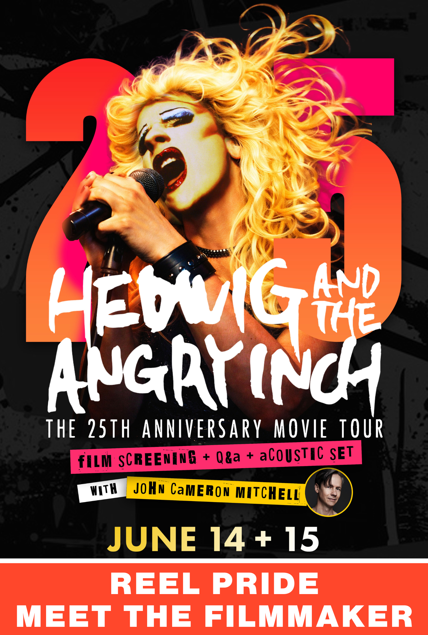 Hedwig And The Angry Inch 25th Anniversary Movie Tour with John Cameron Mitchell